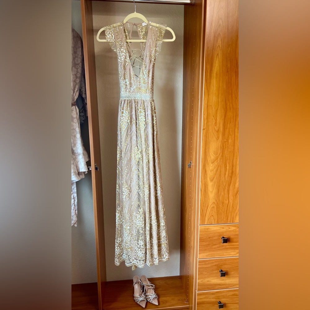 Hello Molly Gold Dress